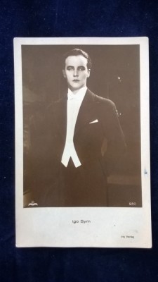 Igo Sym - actor - Vedere Iris verlag circulata 1929 foto