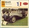 251 Foto Automobilism - BUGATTI TYPE 41 No 41111 - FRANTA - 1932-1938 -pe verso date tehnice in franceza -dim.138X138 mm -starea ce se vede