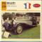 251 Foto Automobilism - BUGATTI TYPE 41 No 41111 - FRANTA - 1932-1938 -pe verso date tehnice in franceza -dim.138X138 mm -starea ce se vede