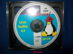 SISTEM OPERARE LINUX -RedHat 8- 5CD NOI foto