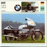 275 Foto Motociclism - BMW R 100 RS 1 000 CM3 - GERMANIA - 1976 -pe verso date tehnice in franceza -dim.138X138 mm -starea ce se vede