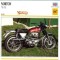 306 Foto Motociclism - NORTON 750 P11- MAREA BRITANIE - 1967 -pe verso date tehnice in franceza -dim.138X138 mm -starea ce se vede