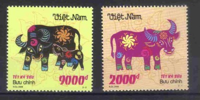 VIETNAM 2008, Fauna, serie completa neuzata, MNH foto