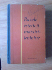 n Bazele esteticii marxist-leniniste foto