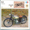 347 Foto Motociclism - DAX D 100 BABY - FRANTA -1935 -pe verso date tehnice in franceza -dim.138X138 mm -starea ce se vede