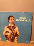 EMIL PONDILA - SOLO SAXOFON cu orchestra(1988)- DISC VINYL -ELECTRECORD, VINIL, Populara