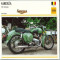 263 Foto Motociclism - SAROLEA 500 ATLANTIC - BELGIA - 1954 -pe verso date tehnice in franceza -dim.138X138 mm -starea ce se vede