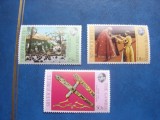 Gambia 1977 aniversare MI 339-341 MNH