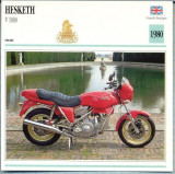 323 Foto Motociclism - HESKETH V 1000 - MAREA BRITANIE-1980 -pe verso date tehnice in franceza -dim.138X138 mm -starea ce se vede