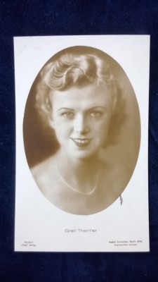 Gretl Theimer-foto Atelier Schrecker Berlin-Vedere Ross 5525/1-circulata Romania foto