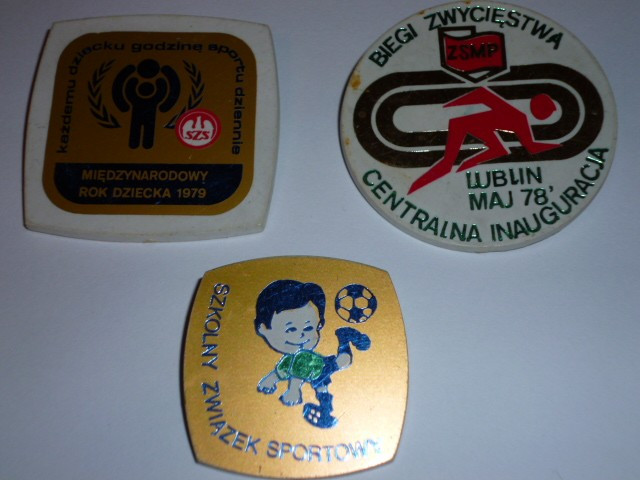 Lot 3 insigne sport POLONIA