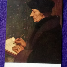 Arta-Religie - Portrait de Didier Erasme - Hans Holbein-Margini aurite-Deosebita