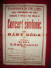 Afis Concert Simfonic Filarmonica Stat Sibiu, solist pian Irina Lazarescu 1959