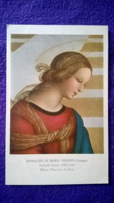 Arta-Religie-Sposalizio Di Maria Vergine-(Dettaglio)-Necirculata foto