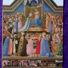 Vedere Arta-Religie-Couronnement de la Vierge Museul Louvre-Margini aurite