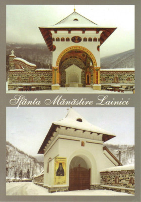 Carte postala CP GJ003 Lainici - Sfanta Manastire Lainici - necirculata foto