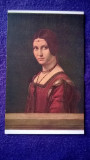 Arta-Religie-Portrait presume de Lucrezia Crivell-Leo da Vinci-Margini aurite, Necirculata