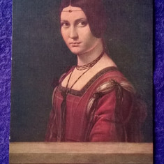 Arta-Religie-Portrait presume de Lucrezia Crivell-Leo da Vinci-Margini aurite