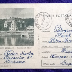 Carte Postala - OCNA SIBIULUI - Pavilionul bailor - Intreg Postal - Circulat -