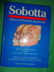 Atlas de anatomie umana(volumul 1/inn limba engleza/cu 672 ilustratii)-Sobotta foto
