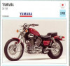 370 Foto Motociclism - YAMAHA XV 535 - JAPONIA -1991 -pe verso date tehnice in franceza -dim.138X138 mm -starea ce se vede