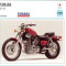 370 Foto Motociclism - YAMAHA XV 535 - JAPONIA -1991 -pe verso date tehnice in franceza -dim.138X138 mm -starea ce se vede