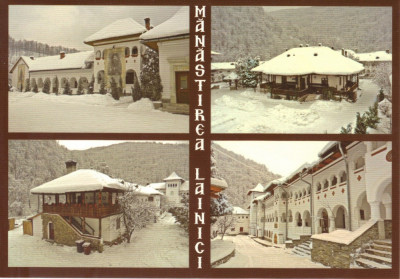 Carte postala CP GJ005 Lainici - Sfanta Manastire Lainici - necirculata foto