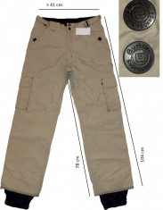 Pantaloni ski snowboard BURTON Storm Lite Fabric, cusaturi lipite, fermoar YKK (dama L spre M) cod-216112 foto