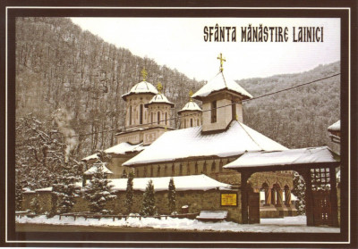 Carte postala CP GJ009 Lainici - Sfanta Manastire Lainici - necirculata foto