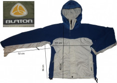 Geaca ski schi snowboard BURTON Access, membrana, cusaturi lipite, ventilatii (dama L spre M) cod-118525 foto