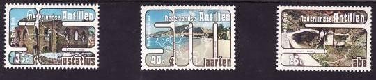 s3 - Antilele Olandeze 1977 - Mi.no.345-7 neuzat