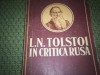 L. N. TOLSTOI - IN CRITICA RUSA, 1950, Alta editura