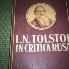 L. N. TOLSTOI - IN CRITICA RUSA