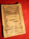 D.Bolintineanu - Legende Istorice -Ed. cca.1907 BPT nr.20, Alta editura