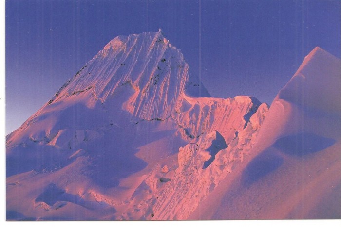 CPI (B3733) PERU, PISCURI IN ALPAMAYO, CORDILLERA BLANCA, EDITURA LONELY PLANET PUBLICATIONS, DIM: 17X11 cm, FOTO: GRANT DIXON