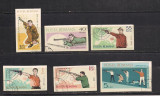 No(03)timbre-Romania 1965-L.P.608-Campionatele Europene de Tir Bucuresti-nedantelate serie stampilata