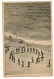 carte postala(ilustrata)- EFORIE -pe plaja