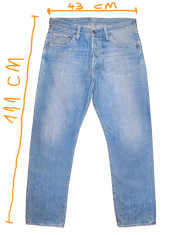 Blugi G-STAR RAW ( MARIME: W 34 / L 34 ) - TALIE = 86 cm / LUNGIME TOTALA = 111 cm foto