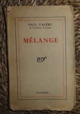 Paul Valery Melange Gallimard 1941 foto