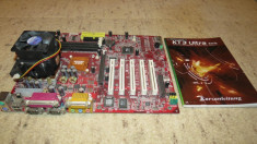 1942plu Placa de baza MSI K3 Ultra cu procesor AMD 1600+ cooler Zalman tablitza i/o shield si manual foto