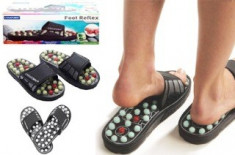 Papuci masaj + reflexoterapie Foot Reflex LANAFARM foto