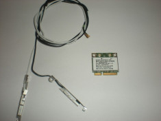 placa de retea wireless laptop hp 625 + antene , transport gratuit foto