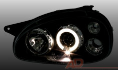 vand set faruri angel eyes opel corsa b 1994-2000 foto