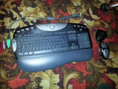 Tastatura+mouse Logitech multimedia wireless foto