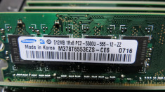 CS2351 Memorie ddr2 512mb Samsung 1Rx8 pc2-5300u-555-12-zz memorii ddr2 512mb ddram 2 foto