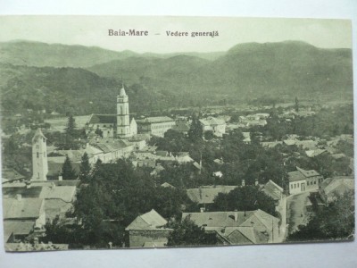 BAIA MARE - VEDERE GENERALA - PERIOADA INTERBELICA foto