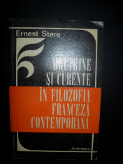 Doctrine si curente in filozofia franceza contemporana , Ernest Stere foto