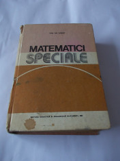 MATEMATICI SPECIALE - ION ,GH.SABAC foto