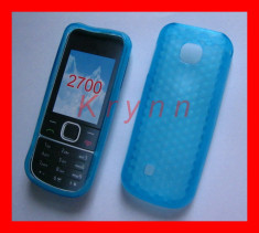 GC181 Husa gel TPU Nokia 2700 Classic - albastra - TR 4 LEI PT AVANS!! foto