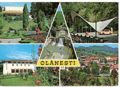 CP192-56 Olanesti -carte postala circulata 1974 foto